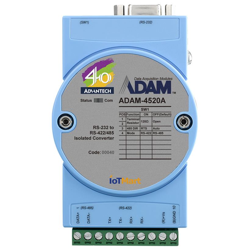 thumbnail image 2 of Advantech ADAM-4520 Isolated Converter Module – Brand New Industrial Communication 2 of 3